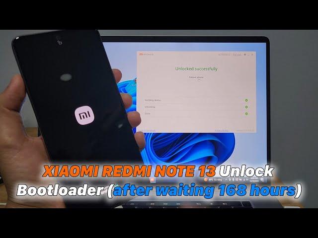 XIAOMI REDMI NOTE 13 - Unlock Bootloader (after waiting 168 hours)