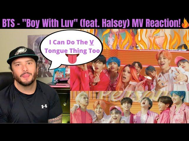 BTS - "Boy With Luv" (feat. Halsey) MV Reaction! (V Better Stop All This!)