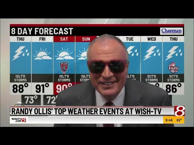 Randy Ollis' top weather events at WISH-TV