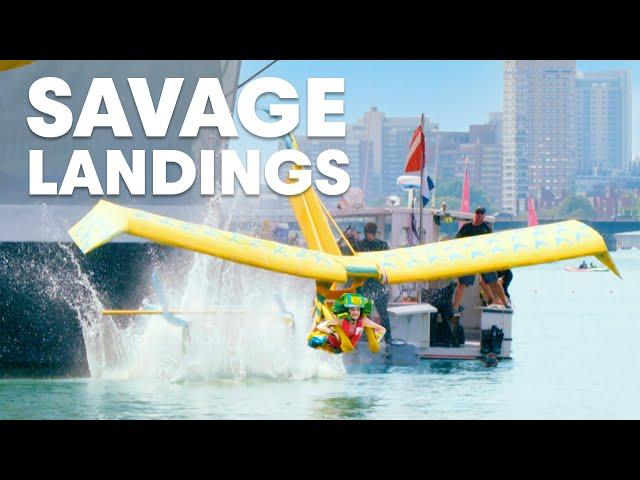 8 SAVAGE Landings At Red Bull Flugtag 