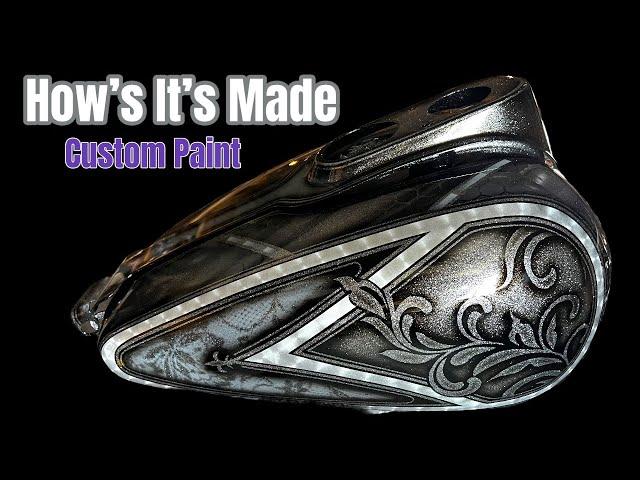 Custom Painted Harley Davidson fuel tank