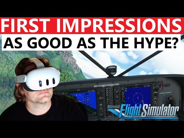 QUEST 3 FIRST IMPRESSIONS | GOOD ENOUGH FOR PC VR? MSFS RTX 4090