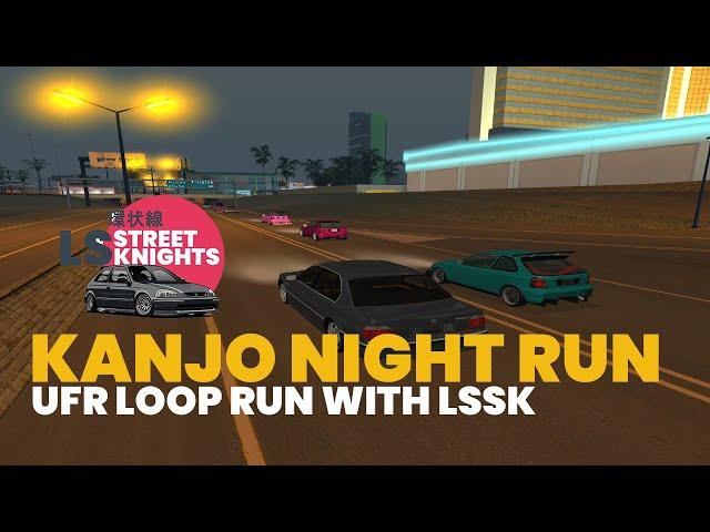 [JGRP] JDM Civic night run on UFR Kanjo Loop! GTA SAMP