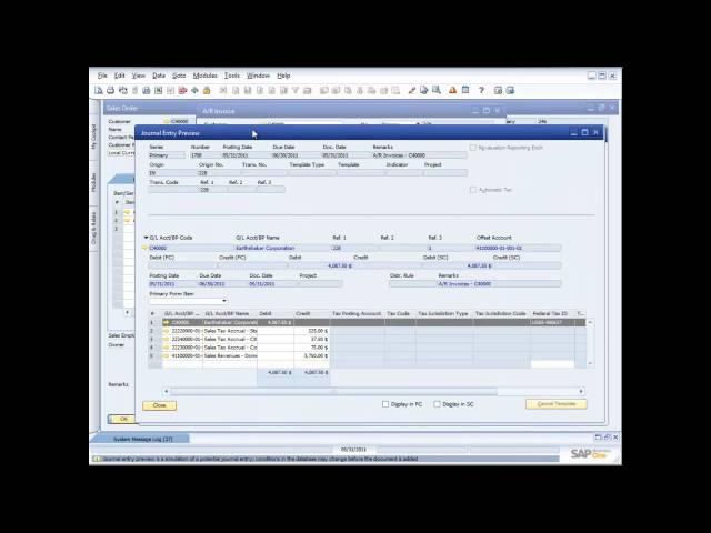Invoicing Process in SAP Business One