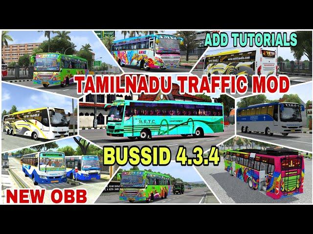 BUSSID 4.3.4 TAMILNADU TRAFFIC MOD RELEASED |NEW OBB|BUS SIMULATOR INDONESIA 4.3.4