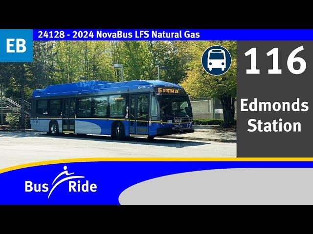 TransLink CMBC 2024 NovaBus LFS CNG - 24128 | 116 Edmonds Station