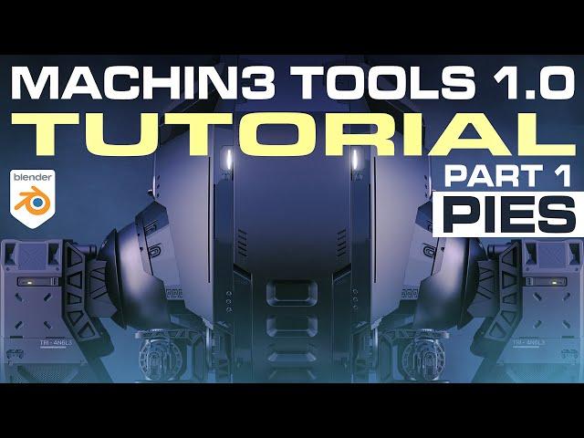 Machin3 Tools Blender Tutorial - Part 1: PIE MENUS