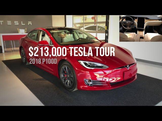  Tesla P100DL Delivery Tour 2018 Model S [4K]