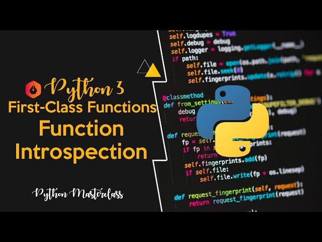 5.9 - Function Introspection in Python || Coding