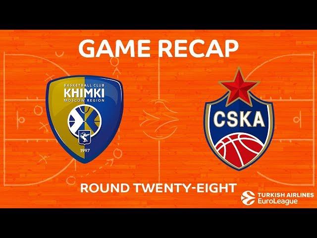 Highlights: Khimki Moscow region - CSKA Moscow