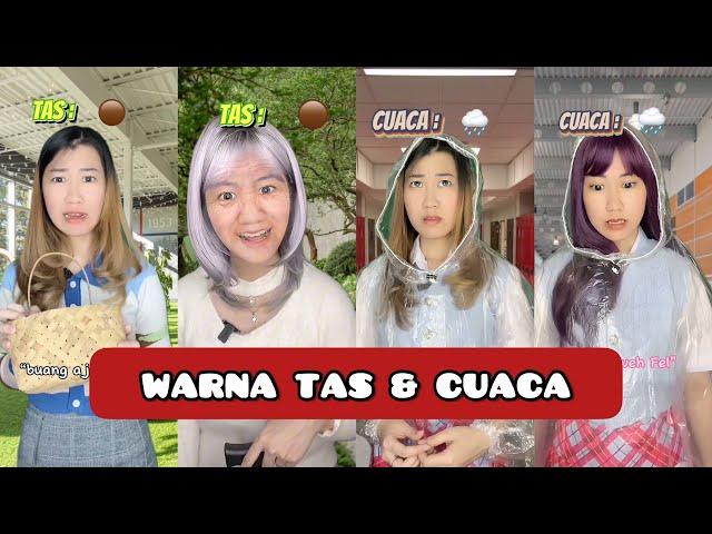 KOMPILASI VIDEO TIKTOK FELICIA (POV Warna Tas & Cuaca) - Feliciatannnn