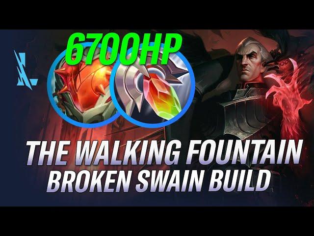 *NEW* 6700 HP WALKING FOUNTAIN SWAIN BUILD! HEAL ALL YOUR ALLIES @BrokenSupport  RiftGuides WildRift