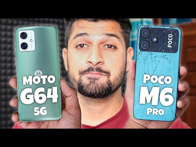 Moto G64 5G vs Poco M6 Pro 5G Comparison | Which is Better?