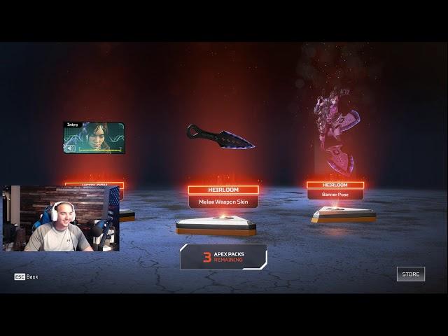 Apex Legends - RAREST ITEM! - Reaction to WRAITH KNIFE from TWITCH PRIME 5 FREE BOXES!!