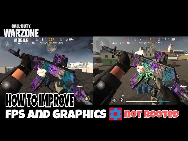 HOW TO IMPROVE FPS and GRAPHICS REVEAL WARZONE MOBILE