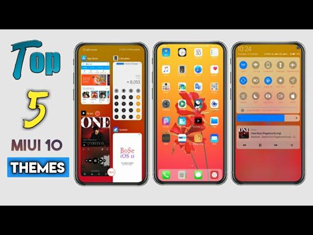 Top 5 New MIUI 10 Themes in 2018 || Perfect Theme In MIUI 10