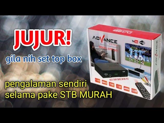 REVIEW JUJUR || Set top box tv digital termurah advance