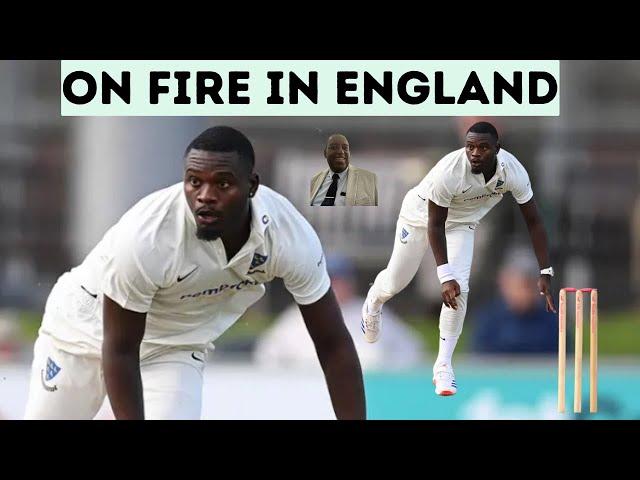 West Indies Fast Bowler is the LEADING Wicket Taker in English County Cricket