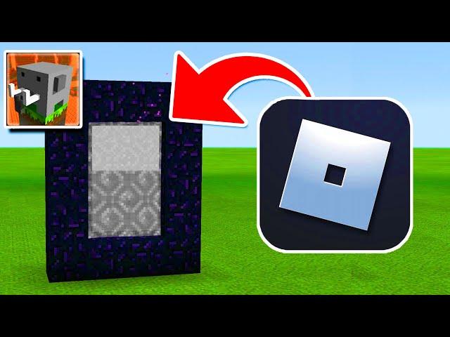 How To Make a PORTAL to The ROBLOX Dimension in Craftsman: Building Craft