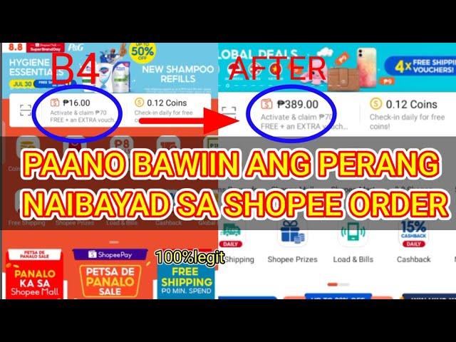 PAANO I REFUND ANG PERA SA SHOPEE