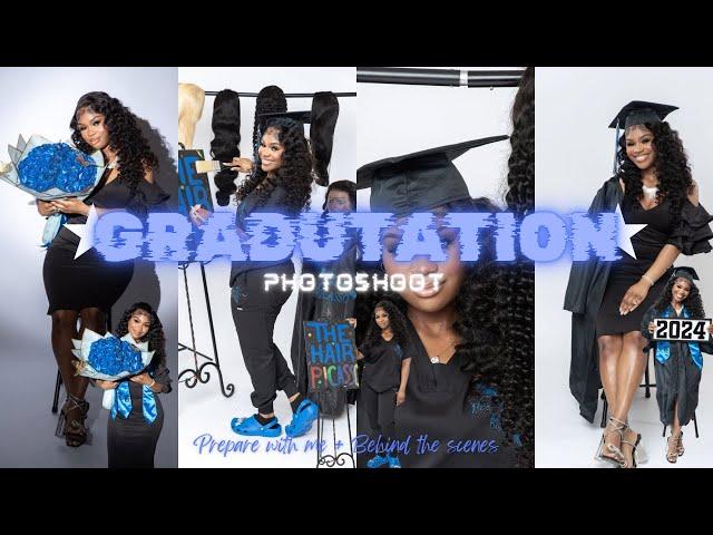 2024 GRADUATION PHOTOSHOOT !!!! (Prep with me + Vlog) |Nails, Lashes, Errands, Bts , etc |