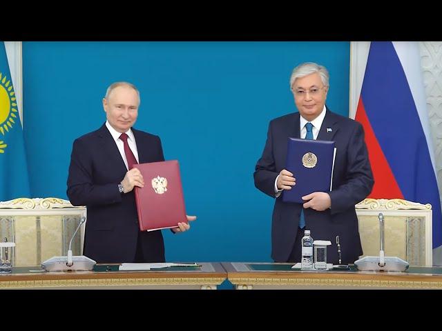 Совместное заявление Путина и Токаева