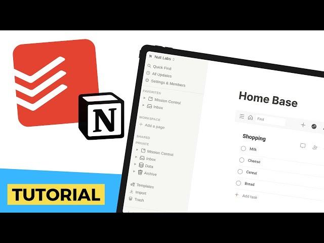 Todoist + Notion Embed: How to Get Todoist Tasks in Notion Pages