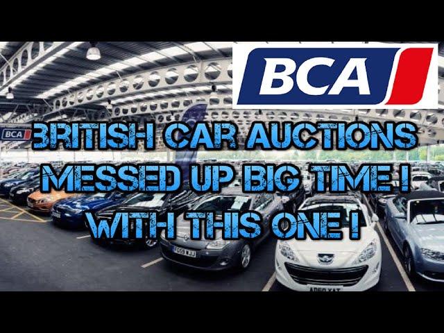 British Car Auctions messed up BIG TIME!