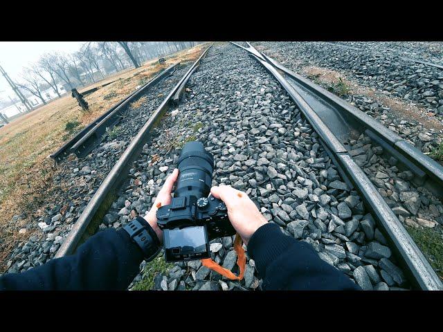 POV - Recorriendo lugares de Laboulaye, provincia de Córdoba, con neblina