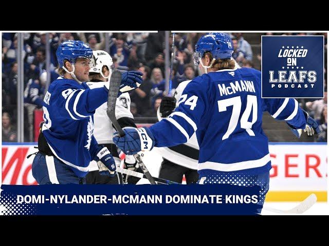 Toronto Maple Leafs power play break through, Nylander-Domi-McMann trio dominates vs. Kings