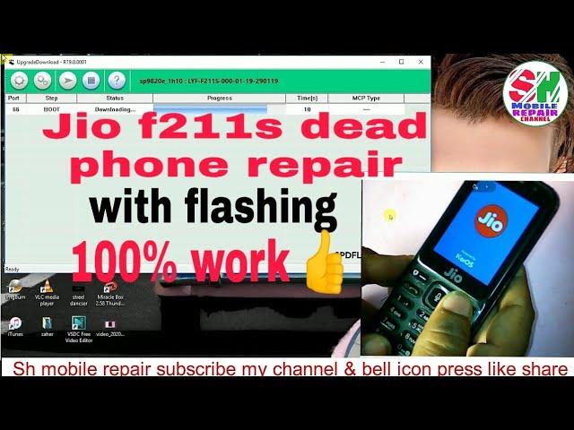 Jio f211s dead phone repair with Flashing 100% work #Shmobilerepair