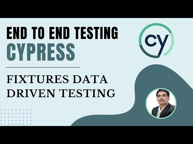 Part 16: Cypress E2E Web Automation | Fixtures & Data Driven Testing (Using JSON Data)