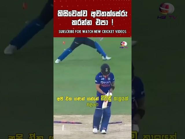 කාවවත් අවතක්සේරු කරන්න එපා !  cricket shorts Dasun Shanaka Batting Sri Lanka Cricket Negambo nailer