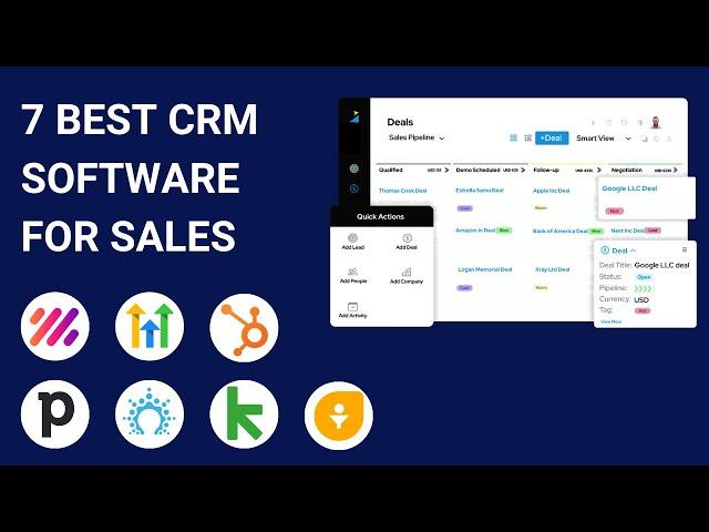 7 Best Sales CRM Software Tools in 2024 (Comparison & Full Demo)