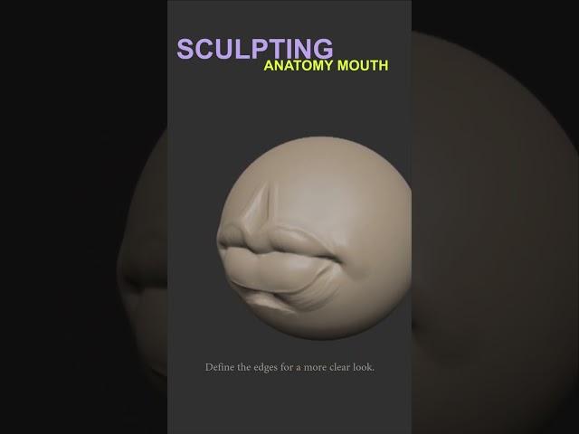 Master 3D Sculpting Anatomy | Create a Stylized Mouth for a Character in ZBrush