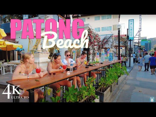 【4K】Phuket 2023 Patong Beach Coastal Road. SHOCK! Single Ladies Do It On The Beach!