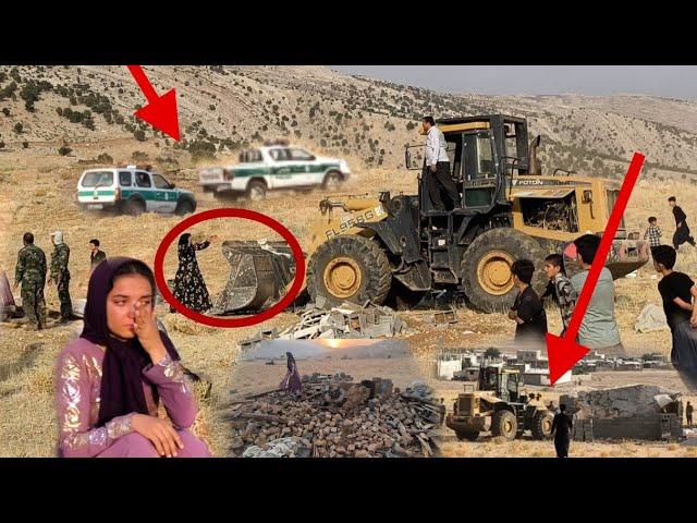 Nomads: destruction of nomadic huts by government forces 