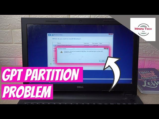 Windows Cannot be Installed on the Disk The Selected Disk is of gpt Partition Style | 100% Fix