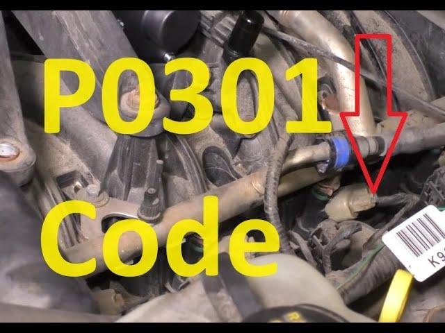 Causes and fixes P0301 Code: Cylinder 1 Misfire Detected