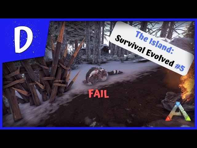 Megalodon & max level Mammoth {FAIL} taming | The Island: ARK Survival Evolved [#5]