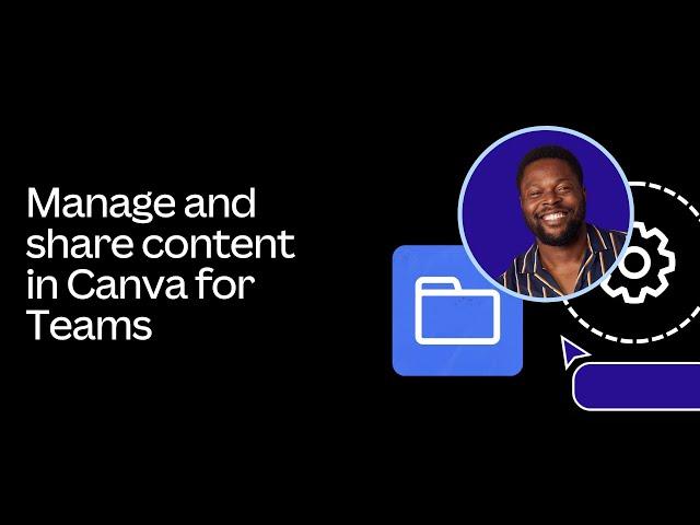 Manage and share content in Canva Teams