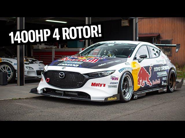 Mad Mike's Twin Turbo 4-Rotor RWD Mazda 3 in Japan!