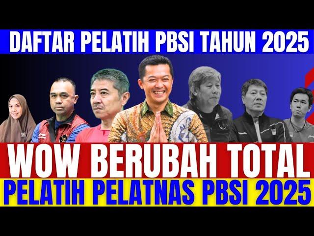 THE POWER OF TAUFIK HIDAYAT ‼️BERUBAH TOTAL.!! DAFTAR PELATIH PBSI 2025..Mainaky Bersaudara Masuk..