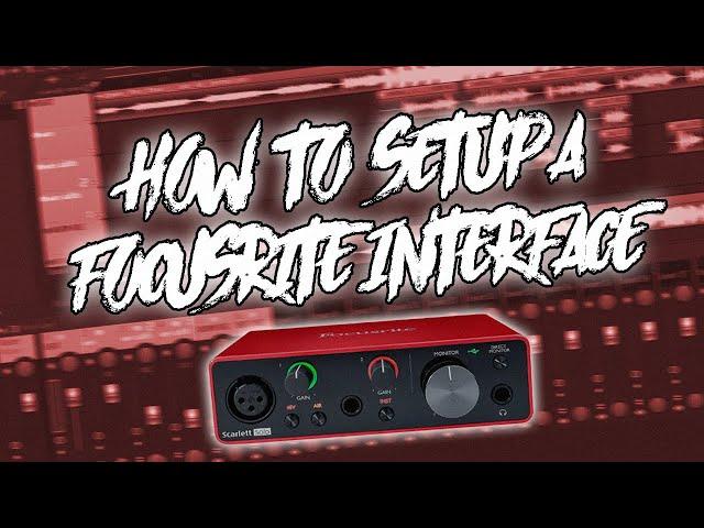 HOW TO SETUP FOCUSRITE INTERFACE *FL STUDIO* (+ FIX DELAY!)