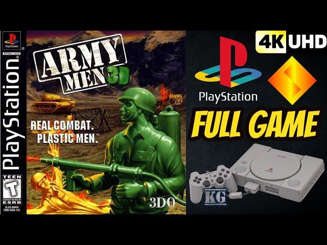 Army Men 3D | PS1 | 4K60ᶠᵖˢ UHD | Longplay Gameplay Walkthrough Full Movie Game