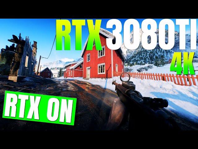 Battlefield 5 RTX 3080TI NO HUD 4K ULTRA RTX ON PC Gameplay