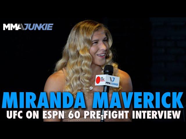 Miranda Maverick Focused on Top of Division, Not Upset By Change of Opponent | UFC on ESPN 60