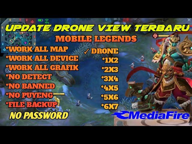 DRONE VIEW TERBARU MAP SNOW MOBILE LEGENDS NO DETECT NO PASSWORD WORK ALL MAP