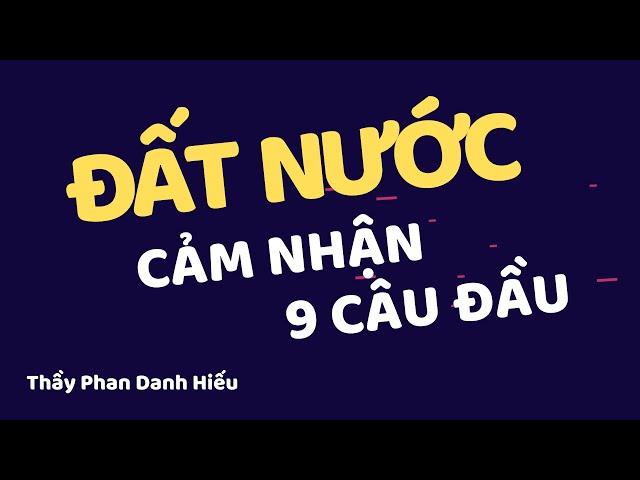 Phân tích 9 câu đầu đoạn trích Đất Nước - Nguyễn Khoa Điềm