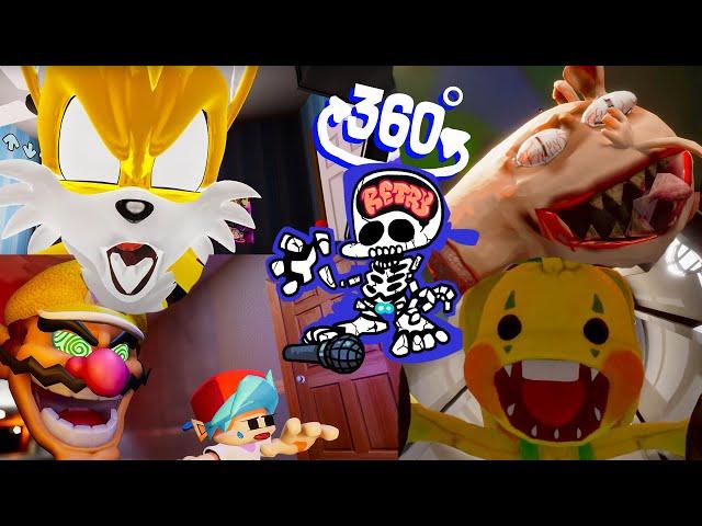 FNF 360° Game Over Screen Compilation (Tails, Peppa.exe, Bunzo Bunny)